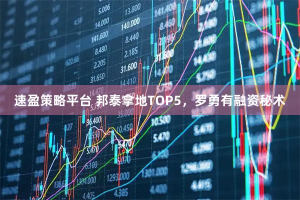速盈策略平台 邦泰拿地TOP5，罗勇有融资秘术